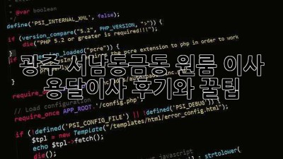 광주 서남동/금동 원룸 이사? 용달이사 후기와 꿀팁!