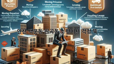 안산 백운동 원곡동 소형이사, 걱정 뚝!